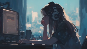 听歌的女孩