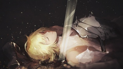 fate命运之夜saber唯美