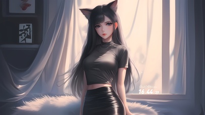 清冷禁欲系猫女