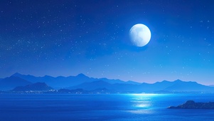 纯净海港夜景