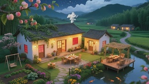 桃源乡居夜