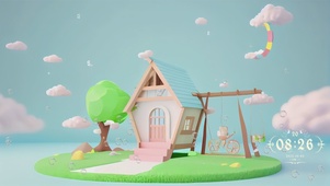 简约3D小屋