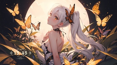 4k唯美蝴蝶女神