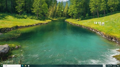 森林小溪主题壁纸