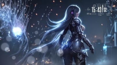 4k 赛博朋克少女 24