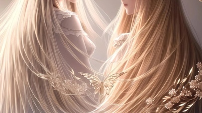 4K金发美女回眸