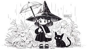 漫画 小小魔女