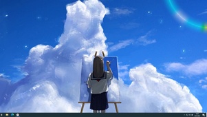 极简8K主义 雨中漫步天上画云