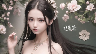 4K唯美古风美女