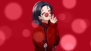 中国红女孩
