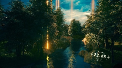 4k 梦幻森林溪流