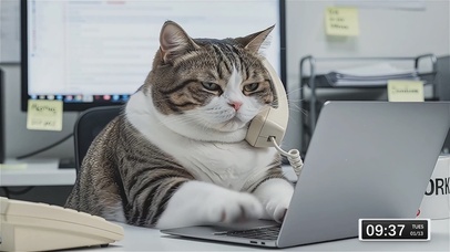 暴躁打工猫