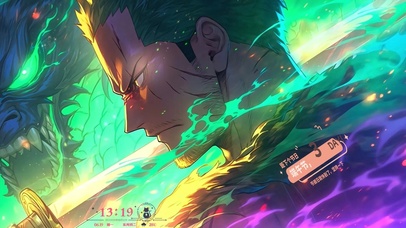 高清炫酷海贼王动漫-索隆