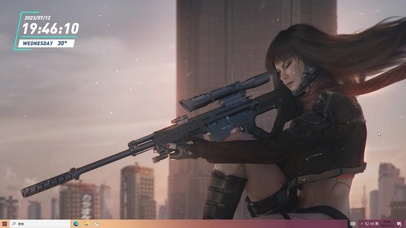 赛博 女战士 女狙击手