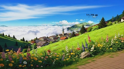 4K梦中童话小镇