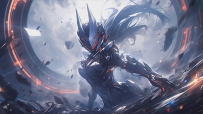 幽灵机甲少女，科幻机械姬