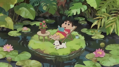 悠闲的读书时光小新