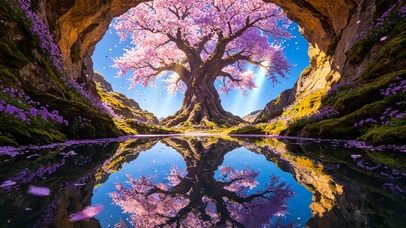樱花树洞