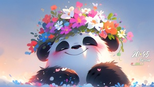 萌萌的熊猫