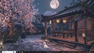 江南夜景AI-桌面主题