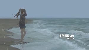 海边玩耍