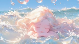 4K 拥抱海浪
