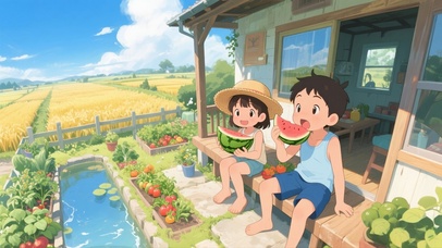 童年的夏日生活