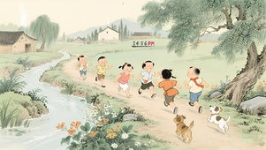 童年乡村玩伴