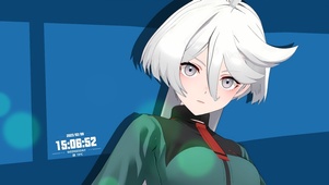 白发机甲少女
