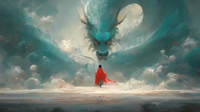 4K一袭红衣见青龙