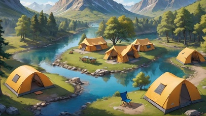 河边露营地