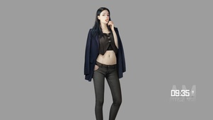 极简美女壁纸