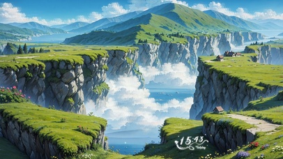 4K夏日青山风景