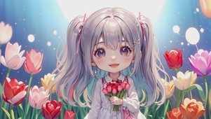 郁金香女孩