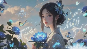 梦幻唯美氛围感女生