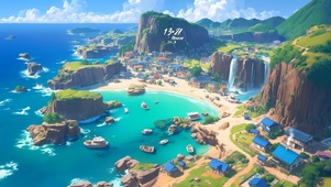 海岸小镇