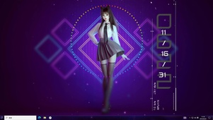 4k可爱少女百褶裙 