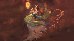 高挑古风美女