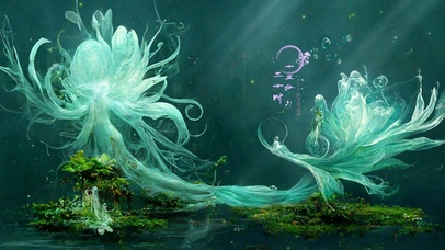 唯美治愈古风场景