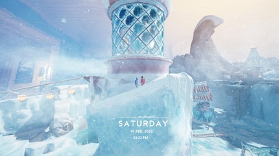 双人成型-冬日小镇