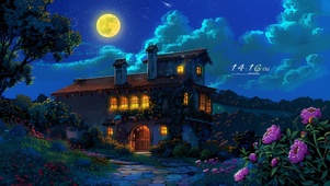 幽静夏日小屋