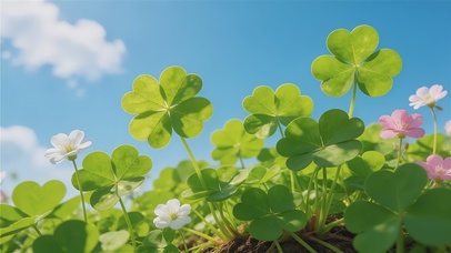 幸运降临护眼桌面