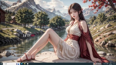 清冷破碎感长腿美女