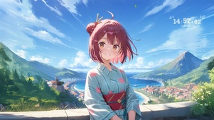 唯美山野小镇