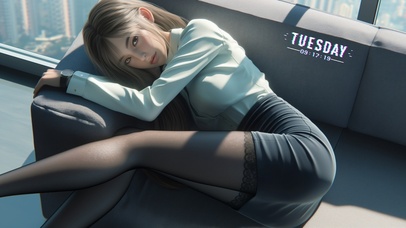 嘴角总是带着若有若无的微笑