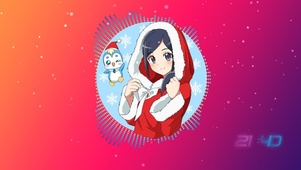 喜庆音乐女孩