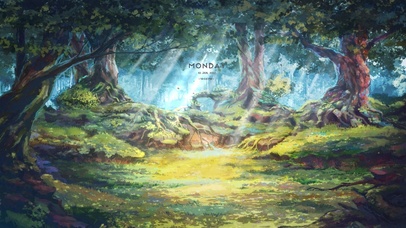 唯美治愈阳光森林