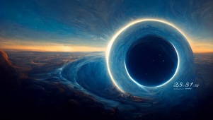 4k 唯美梦幻星空黑洞