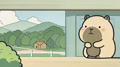 卡皮巴拉的绿皮火车之旅