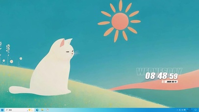 可爱猫咪桌面主题